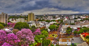 Vista da Avenida Weimar Gonçalves Torres em HDR, Dourados-MS